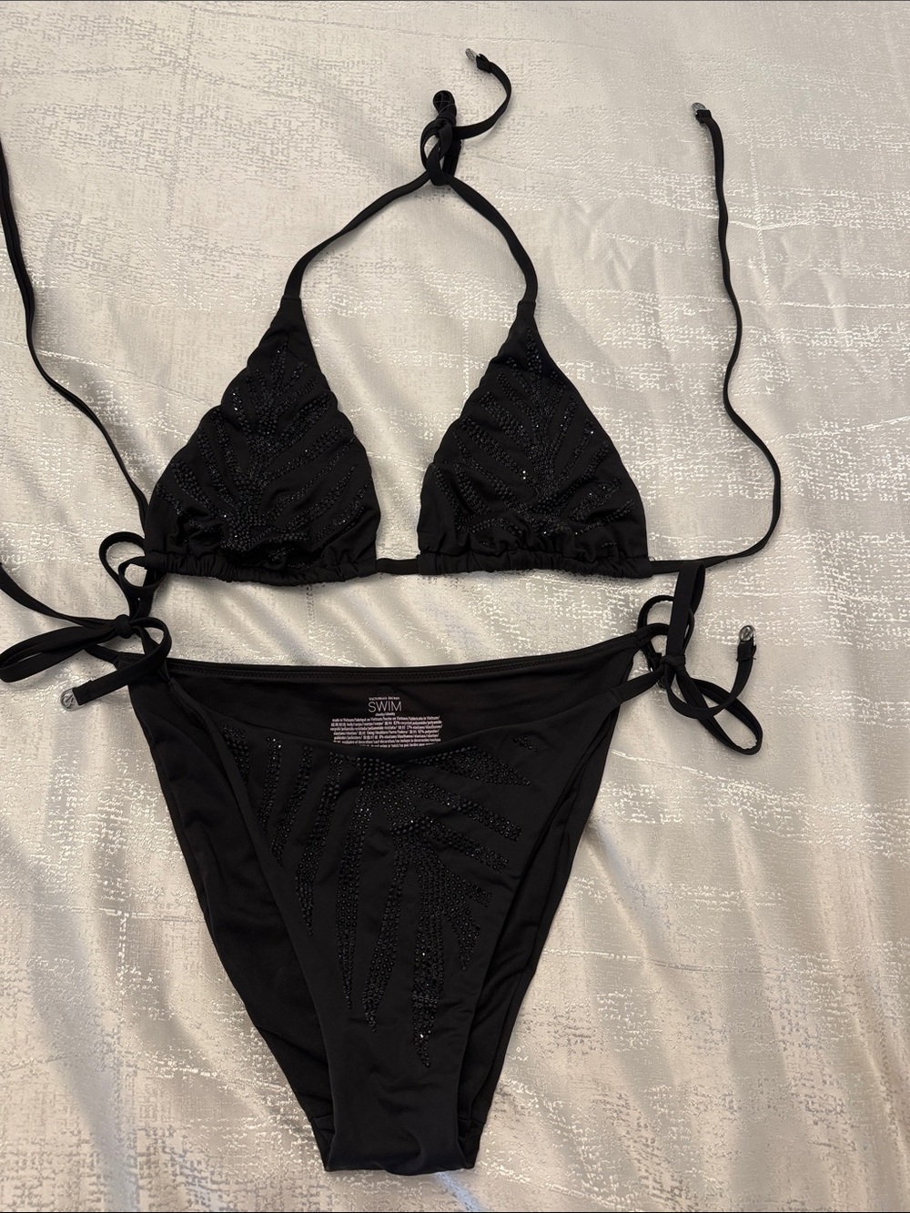 Victoria secret swim set. Size xl. Used